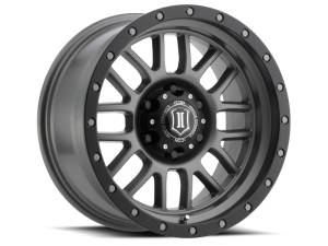 ICON Alpha 17x8.5 5x5 0mm Offset 4.75in BS 71.5mm Bore Titanium Wheel 1217857347TT