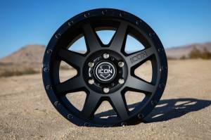 ICON - ICON Rebound 18x9 6x5.5 25mm Offset 6in BS 95.1mm Bore Double Black Wheel 1818909060DB - Image 4