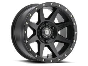 ICON Rebound 18x9 6x5.5 25mm Offset 6in BS 95.1mm Bore Satin Black Wheel 1818909060SB