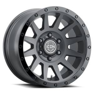 ICON - ICON Compression 17x8.5 6x135 6mm Offset 5in BS 87.1mm Bore Double Black Wheel 2017856350DB - Image 1