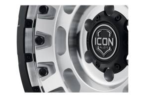 ICON - ICON Hammer Pro 17x8.5 / 5x150 / 25MM / 5.75in BS - Silver Machined 21017855557SM - Image 6