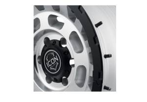 ICON - ICON Hammer Pro 17x8.5 / 6x135 / 6MM / 5in BS - Silver Machined 21017856350SM - Image 4