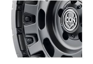 ICON - ICON Hammer Pro 17x8.5 / 6x5.5 / 0mm / 4.75in BS - Satin Black 21017858347SB - Image 6