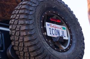 ICON - ICON 2018+ Jeep Wrangler JL License Relocation Kit 25171 - Image 3