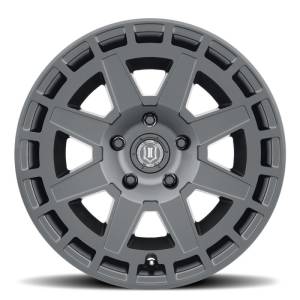 ICON - ICON Compass 17x8.5 6x5.5 0mm Offset 4.75in BS Satin Black Wheel 3217858347SB - Image 2