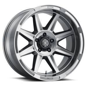ICON Bandit 20x10 6x135 -24mm 4.5in BS 87.10mm Bore Gun Metal Wheel 6020106345GM