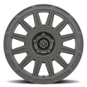 ICON - ICON Ricochet 17x8 5x100 38mm Offset 6in BS Satin Black Wheel 7017805060SB - Image 2