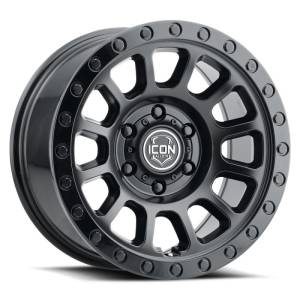 ICON Hulse 18x9 8x180 12mm Offset 5.5in BS Double Black 8018908955DB