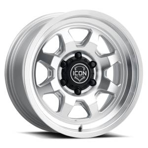 ICON Nuevo 17x8.5 / 5x150 / 25mm Offset / 5.75in BS - Silver Machined Wheel 8117855557SM