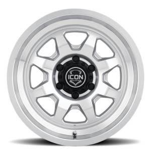 ICON - ICON Nuevo 17 X 8.5 5 X 4.5 0mm Offset 4.75in BS Silver Machined 8117856547SM - Image 5