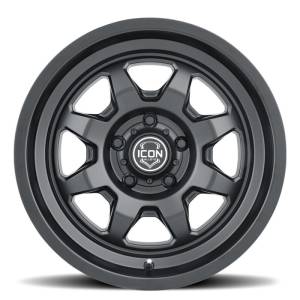 ICON - ICON Nuevo 17x8.5 / 6x5.5 / 25mm Offset / 5.75in BS - Satin Black Wheel 8117859057SB - Image 6