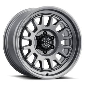 ICON - ICON Anza 17x8.5 5x5 -6mm Offset 4.5in BS 71.5mm Hub Bore Gun Metal Wheel 8217857345GM - Image 1