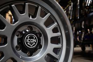 ICON - ICON Anza 17x8.5 5x5 -6mm Offset 4.5in BS 71.5mm Hub Bore Gun Metal Wheel 8217857345GM - Image 2