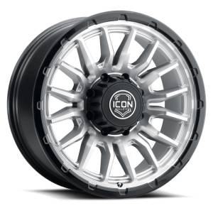 ICON - ICON Alloys Cajon 20x9 / 8x170 / 6mm / 5.25in BS Silver Machined Wheel w/ GB Lip 8320908152SMGB - Image 1