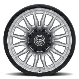 ICON - ICON Alloys Cajon 20x9 / 8x170 / 6mm / 5.25in BS Silver Machined Wheel w/ GB Lip 8320908152SMGB - Image 2