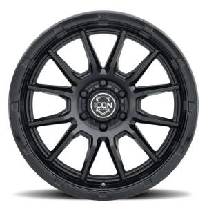 ICON - ICON Alloys Cajon 20x9 / 6x5.5 / 16mm / 5.625in BS Double Black Wheel 8320909056DB - Image 2