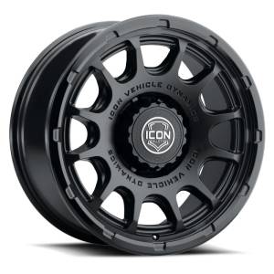 ICON - ICON Alloys Rancho 20x9 / 8x180 / 12mm / 5.5in BS DBL Black Wheel 8420908955DB - Image 1