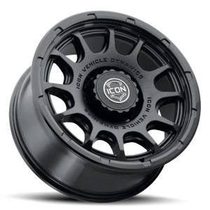 ICON - ICON Alloys Rancho 20x9 / 8x180 / 12mm / 5.5in BS DBL Black Wheel 8420908955DB - Image 3