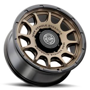 ICON - ICON Alloys Rancho 20x9 / 8x180 / 12mm / 5.5in BS Satin Bronze w/ Gloss Black Lip Wheel 8420908955SBGB - Image 3