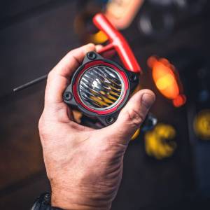 KC HiLites - KC HiLiTES FLEX ERA 1 (Single Bezel Ring) - Red 30575 - Image 2