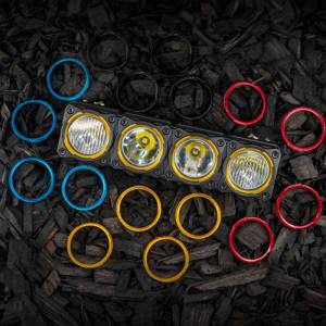 KC HiLites - KC HiLiTES FLEX ERA LED Light Bar Bezel Kit for 10in. Segments - Gold 30578 - Image 4