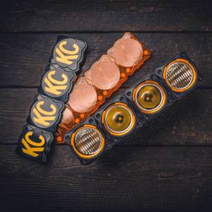 KC HiLites - KC HiLiTES FLEX ERA LED Light Bar Bezel Kit for 10in. Segments - Gold 30578 - Image 5