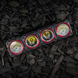 KC HiLites - KC HiLiTES FLEX ERA LED Light Bar Bezel Kit for 10in. Segments - Red 30579 - Image 3