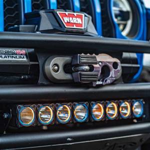 KC HiLites - KC HiLiTES FLEX ERA LED Light Bar Bezel Kit for 10in. Segments - Blue 30580 - Image 4