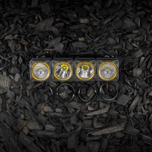 KC HiLites - KC HiLiTES FLEX ERA LED Light Bar Bezel Kit for 10in. Segments - Gloss Black 30581 - Image 4