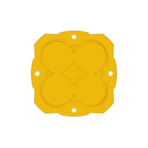 KC HiLites - KC HiLiTES FLEX ERA 4 Performance Yellow Spot Beam Lens 4269 - Image 1