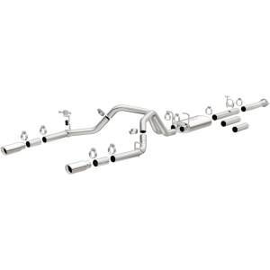 Magnaflow - MagnaFlow Stainless Cat-Back Exhaust 2015 Chevy Silverado 2500HD 6.0L Dual Split Rear Exit 4in 19027 - Image 2