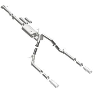 Magnaflow - MagnaFlow Stainless Cat-Back Exhaust 2015 Chevy Silverado 2500HD 6.0L Dual Split Rear Exit 4in 19027 - Image 3