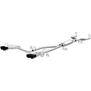Magnaflow - MagnaFlow 20-21 Ford Explorer 3.0L V6 Dual Exit Quad Black Chrome Tip Street Series Cat-Back Exhaust 19515 - Image 1