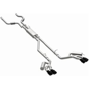Magnaflow - MagnaFlow 20-21 Ford Explorer 3.0L V6 Dual Exit Quad Black Chrome Tip Street Series Cat-Back Exhaust 19515 - Image 9