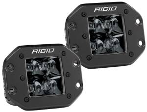 RIGID Industries - Rigid Industries D2 - Midnight Edition Flush Mount Spot Lights 212213BLK - Image 2