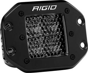 Rigid Industries D Series PRO Midnight Edition - Spot - Diffused - Pair 212513BLK