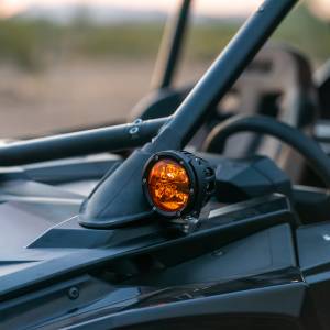 RIGID Industries - Rigid Industries 2017+ Polaris Pro R/Turbo R Revolve Amber PRO A-Pillar Light Kit 41652 - Image 3