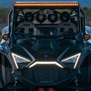 RIGID Industries - Rigid Industries 2017+ Polaris Pro R/Turbo R Revolve Amber PRO A-Pillar Light Kit 41652 - Image 4