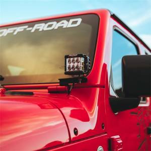 RIGID Industries - Rigid Industries 2018 Jeep JL - A-Pillar Mount Kit - Mounts Set of D / D-SS / SR-M / Ignite Series 41659 - Image 3