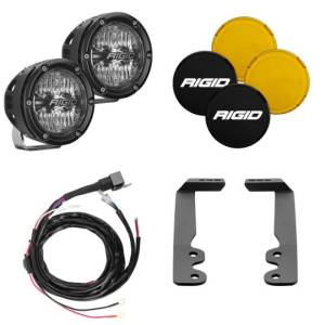 RIGID Industries - Rigid Industries 2022+ Toyota Tundra 4in. 360-Series A-Pillar Lighting Kit 46807 - Image 2