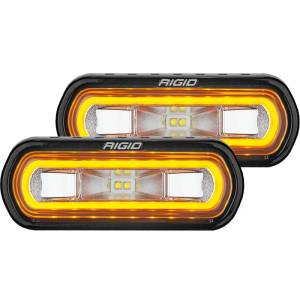 RIGID Industries - Rigid Industries SR-L Series Surface Mount LED Spreader Pair w/ Amber Halo - Universal 53123 - Image 2