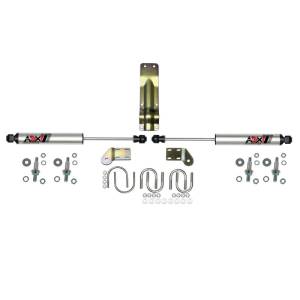 Skyjacker 05-24 Ford F250/F350 ADX 2.0 Dual Stabilizer Kit w/ CNC Machined Polished Alum. 2253