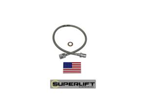 Superlift - Superlift 71-87 GM Pickup/71-91 Blazer/Suburban w/ 8-12in Lift Kit (Single) Bullet Proof Brake Hose 91336 - Image 2