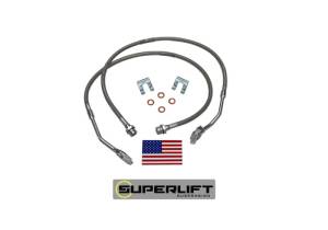 Superlift - Superlift 79-86 GM Pickup/Blazer/Suburban w/ 8-12in Lift Kit (Pair) Bullet Proof Brake Hoses 91355 - Image 1