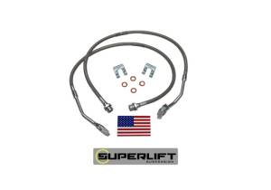 Superlift - Superlift 79-86 GM Pickup/Blazer/Suburban w/ 8-12in Lift Kit (Pair) Bullet Proof Brake Hoses 91355 - Image 2