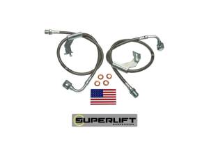 Superlift - Superlift 1987 GM Pickup/87-91 Blazer/Suburban w/ 4-6in Lift Kit (Pair) Bullet Proof Brake Hoses 91360 - Image 1