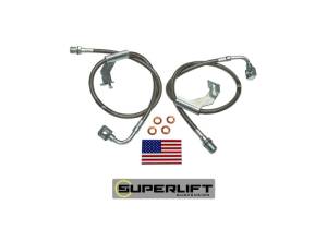 Superlift - Superlift 1987 GM Pickup/87-91 Blazer/Suburban w/ 4-6in Lift Kit (Pair) Bullet Proof Brake Hoses 91360 - Image 2