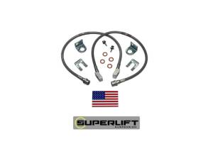 Superlift - Superlift 82-86 Jeep CJ w/ 2-4in Lift Kit (Pair) Bullet Proof Brake Hoses 91415 - Image 2
