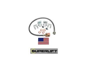 Superlift - Superlift 97-05 Jeep Wrangler TJ w/ 4-6in Lift Kit (Single) Bullet Proof Brake Hose 91465 - Image 2