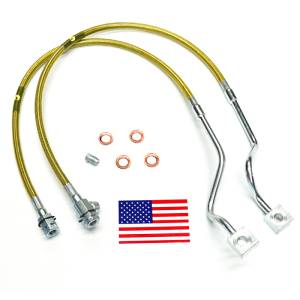 Superlift - Superlift 99-04 Ford F-250/F-350 w/ 4-8in Lift Kit (Pair) Bullet Proof Brake Hoses 91510 - Image 1